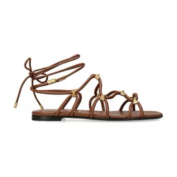 Valentino Garavani
Brown 'rockstud Net' Flat Sandal - Picture 7 of 11
